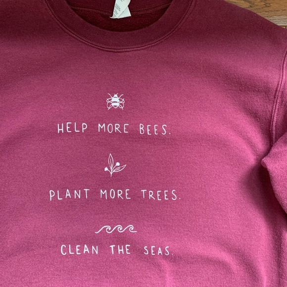 Maroon coloured crewneck - Picture 2 of 2